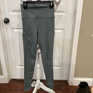 American Eagle everything pocket legging, green, size XS